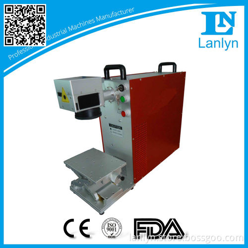high quality stainless steel portable fiber laser marking machine for metal color engraving